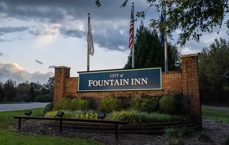 City of Fountain Inn sign