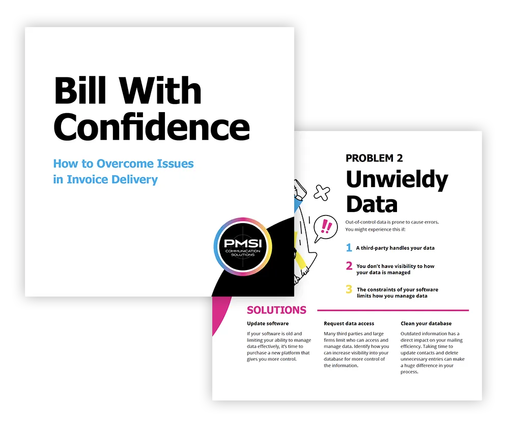 Bill With Confidence guide by Professional Mail Services, Inc.
