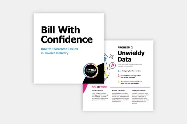 Bill With Confidence guide by Professional Mail Services, Inc.